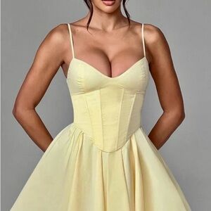 Babyboo Analeigh Dress - Lemon